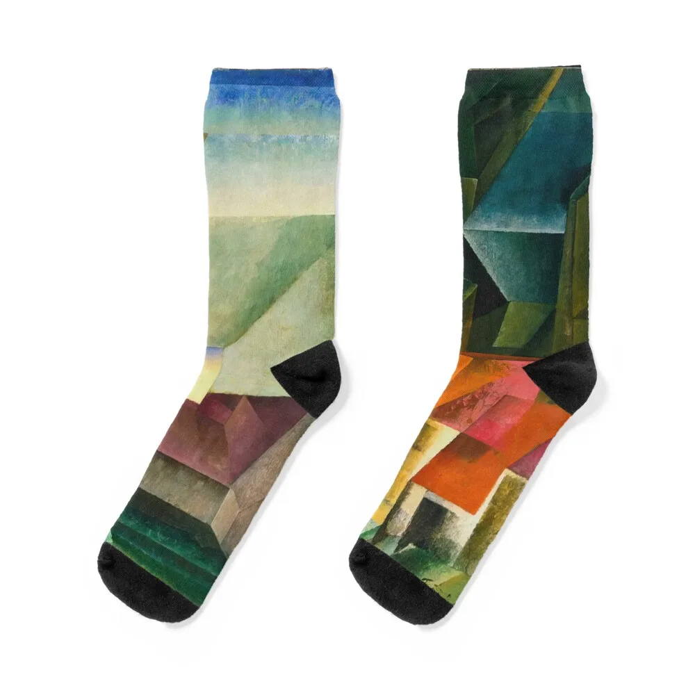 

Lyonel Feininger - hopfgarten 1920 Socks man Rugby soccer anti-slip basketball Women's Socks Men's