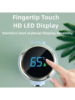 Nerezová ocelová chytrá termoska Taza Termica Garrafa Copo LED displej teploty termohrnek izolovaný 320ml 420ml 8 nejlepší prodej chytrý LED displej teploty šálku - №6