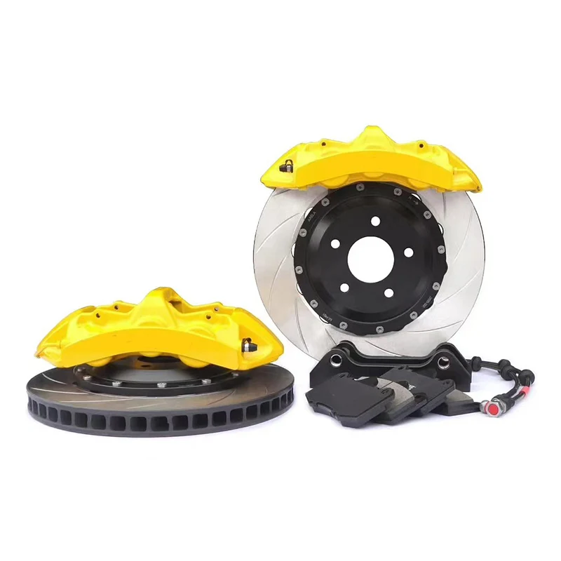 HGH QUALTY   big pot pistons  racing brake caliper rotor pads brake set for FOR BW skyline