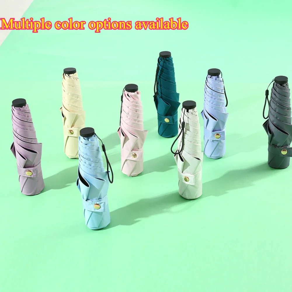 

Umbrella Ultra Light Umbrella Carbon Fiber Triple Fold Sunny Umbrella Portable Pencil Feather Umbrella Anti UV Sunshade Umbrella