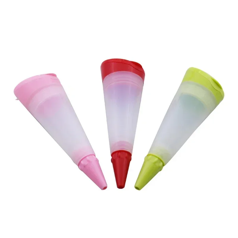 Silicone Food Writing Pen Pastry Plastic Nozzle Cake Decorating Tools Pastry Cream Chocolate Decorating Syringe Decoration Pen
