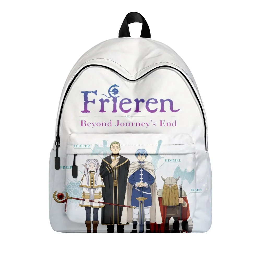 

Детские школьные рюкзаки с 3D-принтом «Фрирен», водонепроницаемые, из ткани Оксфорд, для мальчиков и девочек, забавные дорожные сумки