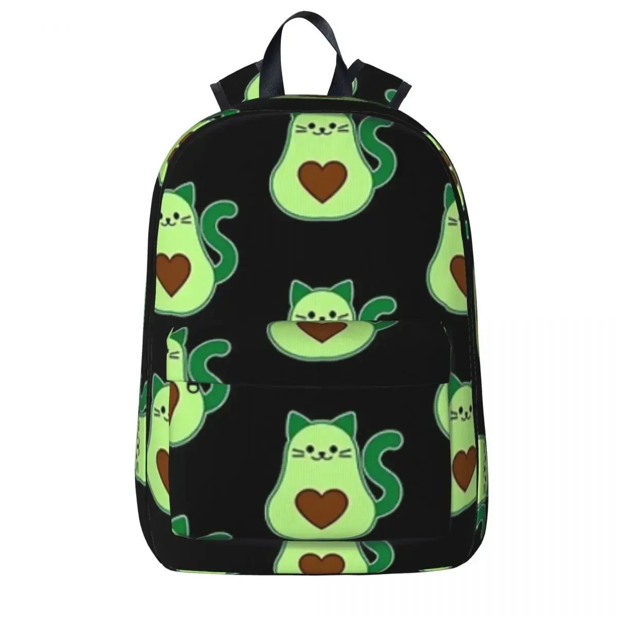 

Avocado Cat - Avogato- Avocato - Avocado Lover - Cat Lover Backpack Children School Bag Laptop Rucksack Travel Rucksack Bookbag