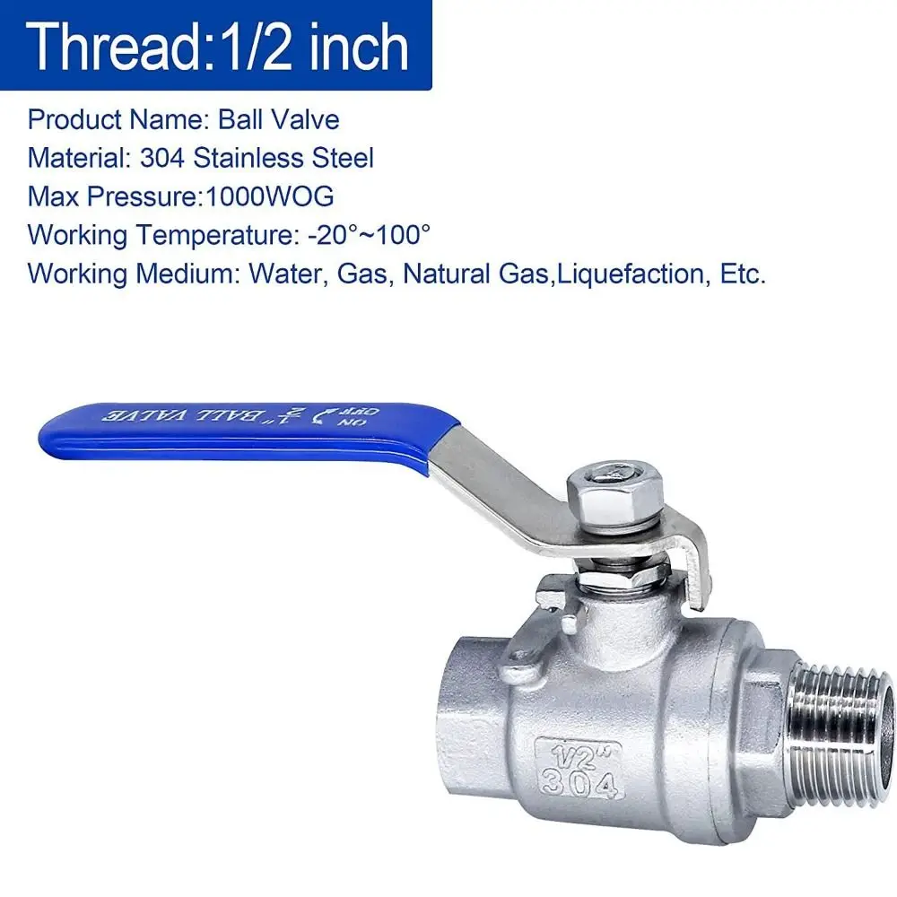 valvula-de-esfera-de-aco-inoxidavel-304-resistente-a-alta-pressao-1-2-prata-valvula-de-Agua-1000-wog-interruptor-de-corte-femea-x-macho-para-Oleo