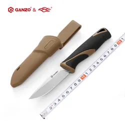 Firebird Ganzo G807 9cr14mov blade PP&TPR Handle Fixed blade knife Survival Camping tool Hunting Knife tactical outdoor tool