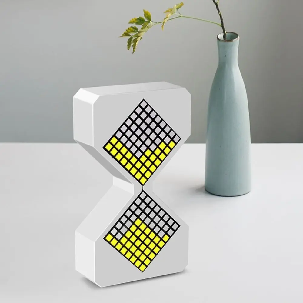 سايبر ستايل LED الساعة الرملية الإلكترونية 1-30 دقيقة الموقت مع استشعار الجاذبية لتقوم بها بنفسك ساعة الرمل الرقمية التكنولوجيا تحسس ديكور المنزل #3