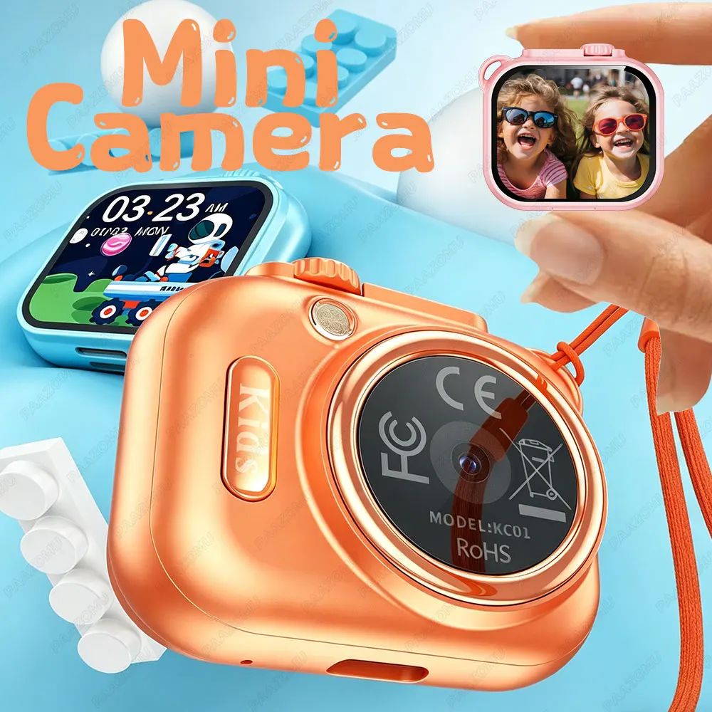 Mini Children's Camera Photo Tiny Digital Body Cameras Thumb Cam DV Micro Camcorder Support SD Card With 1.85