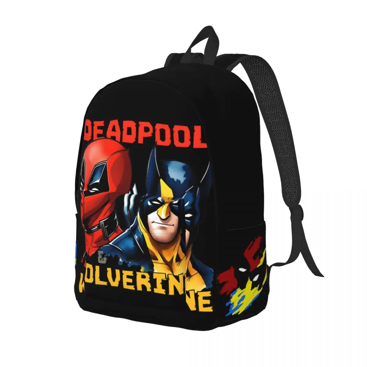 Laptop Bag Popular Movies Large Capacity Deadpool & Wolverine For Women Kid Back To School Gift Light Daypack For Work Office