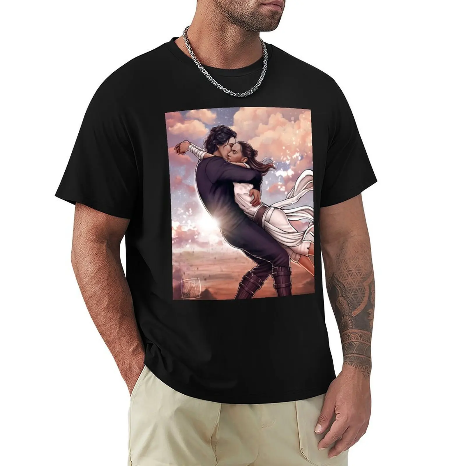 

Reylo - Till the End of Time T-Shirt Thanksgiving Casual Tee