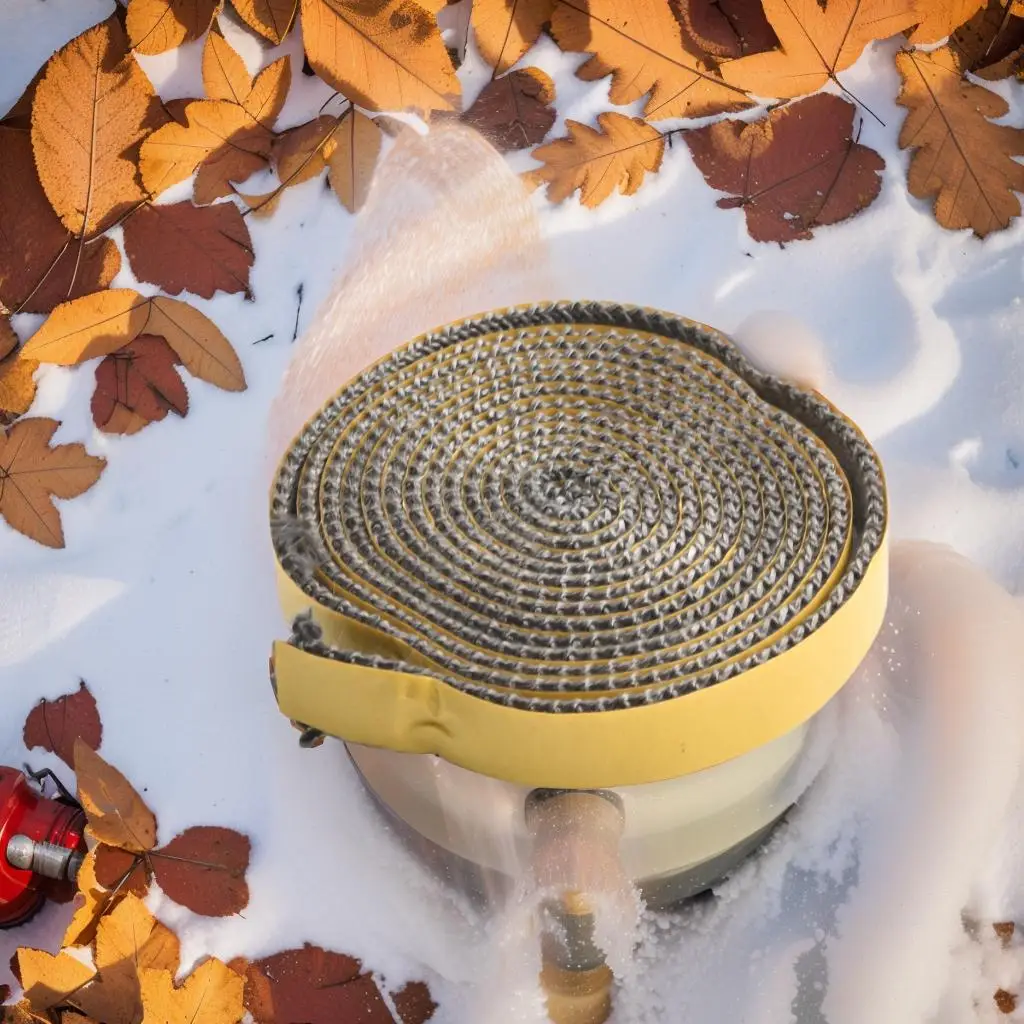 2.5 متر 18x3 مللي متر موقد مسطح حبل ذاتية اللصق الألياف الزجاجية ختم موقد الموقد الباب النار حبل ختم قطاع الحبل طوقا #1