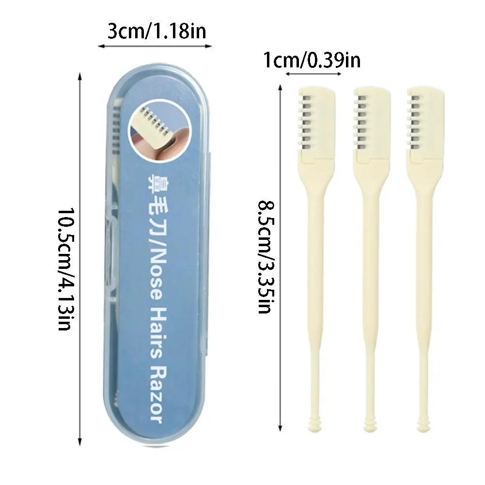 Přenosné nosní vlasy řezačka nos vlasy odstraňovač 360 rotujícího nosní nůžky nos vlasy strunová pro ženy muži manuál nos vlasy trimme