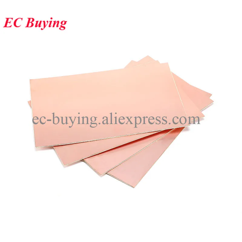 5pcs PF PCB Single Side Copper Clad Plate 7*10cm Laminate Circuit Board DIY Kit 7x10cm Universal Fiberglass Board Bakelite Mater