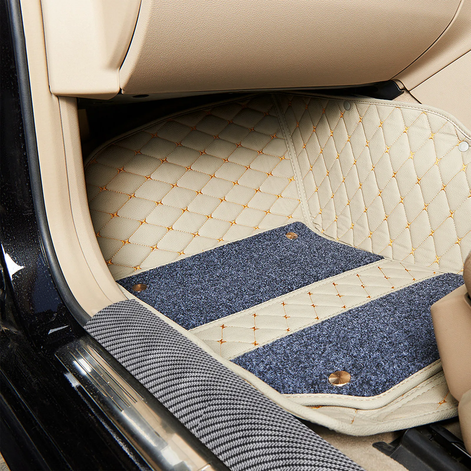 

Universal Car Door Sill Guard Protector 1M PVC Edge Trim Self Adhesive Scratch Guard Protection Film Automotive Exterior