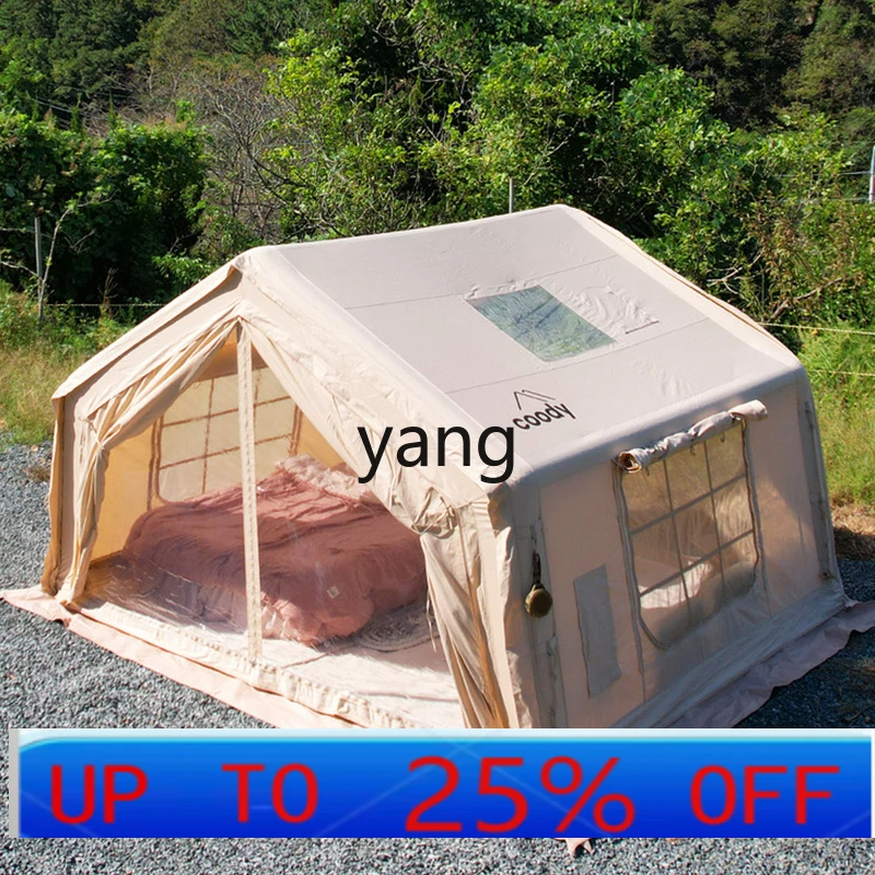 

LH inflatable tent field camping overnight autumn and winter outdoor windproof and rainproof cotton roof tent