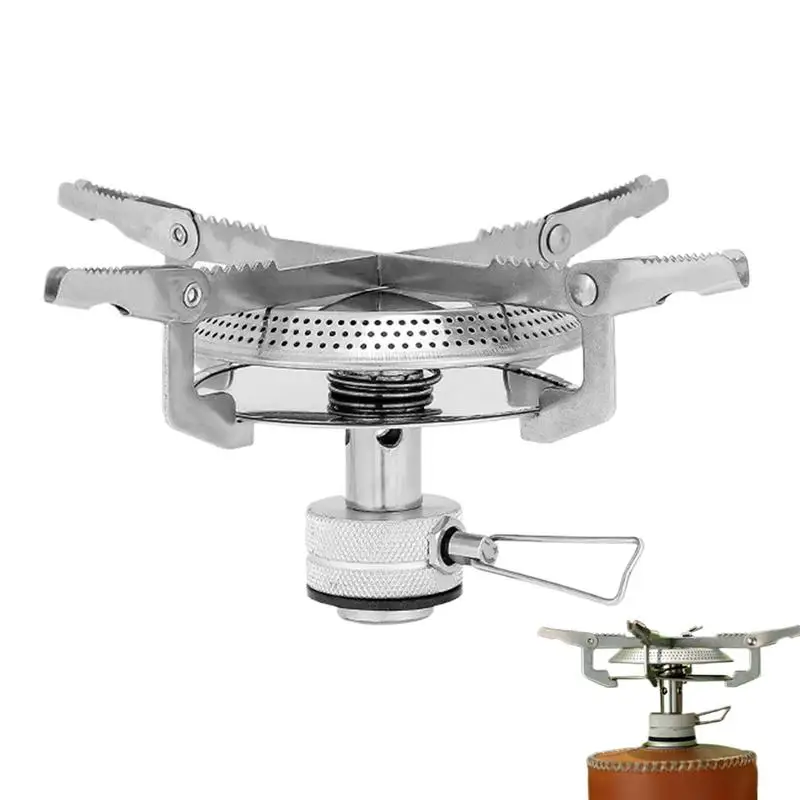 

Camping Stove Canister Stove Backpacking Foldable Hiking Gear Cooking Equipment for Outdoor Travel Mountaineering Picnic Kitchen