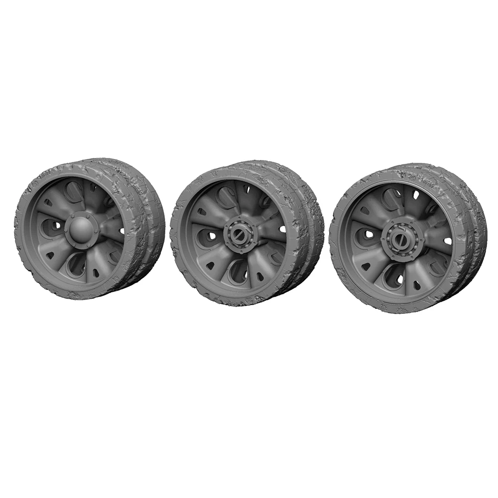 For LIANG-S101 Model 1/35 T-55 Road Wheels Set for Assemble Tank Model Building Track Roller Hobby 3D Printed Parts Accessories