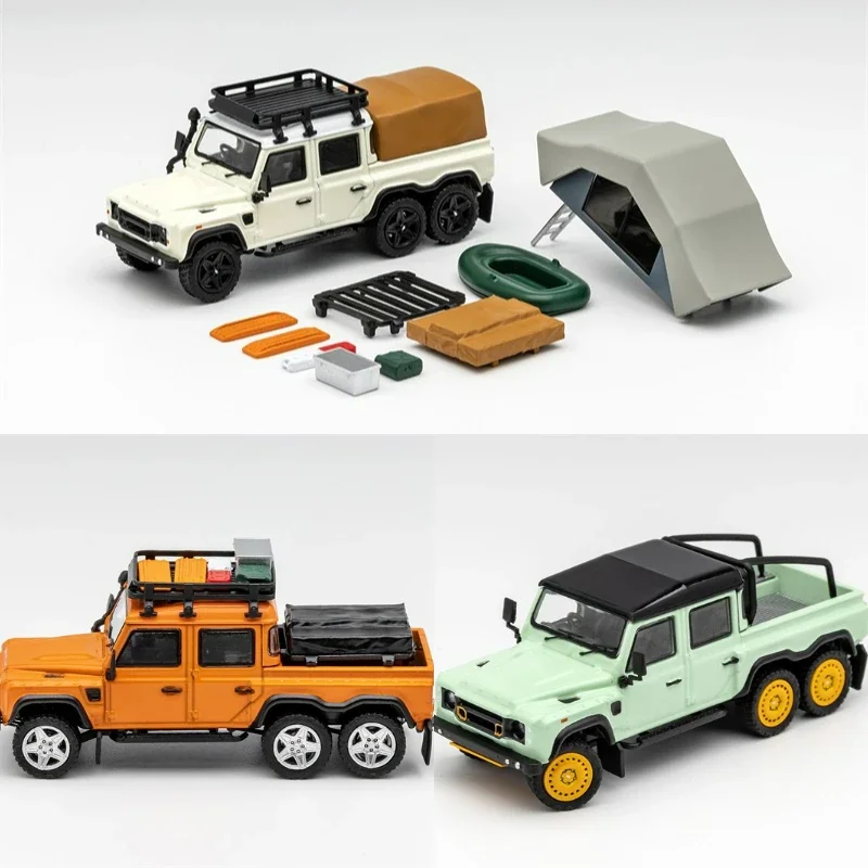 

GCD 1:64 Defender 6X6 Standard / modified version RHD Diecast Model Car