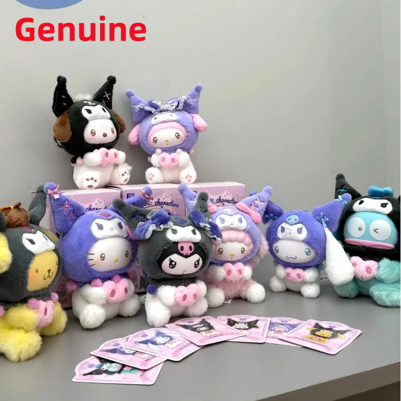 

Hot Sanrio Kuromi Party Series Blind Box Kids Toys Pendant Cute Anime Figure Doll Decoration Mystery Box Christmas Gift Girl