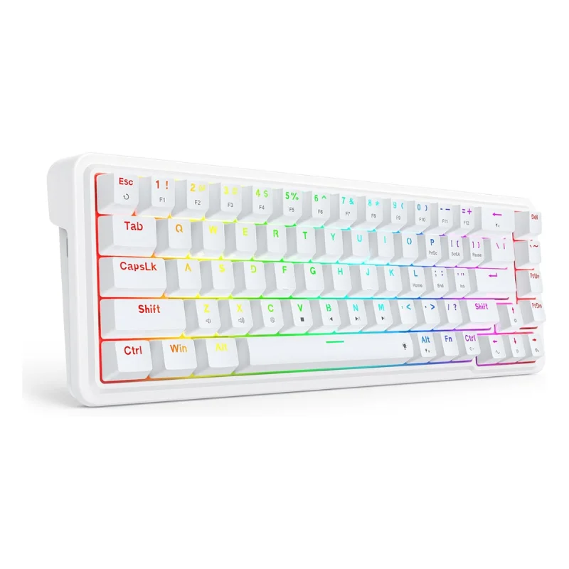 Redragon K709 65% Wired Gasket RGB 68 Keys Hot-Swap Mechanical 3-Layer Noise Dampening Gaming Keyboard