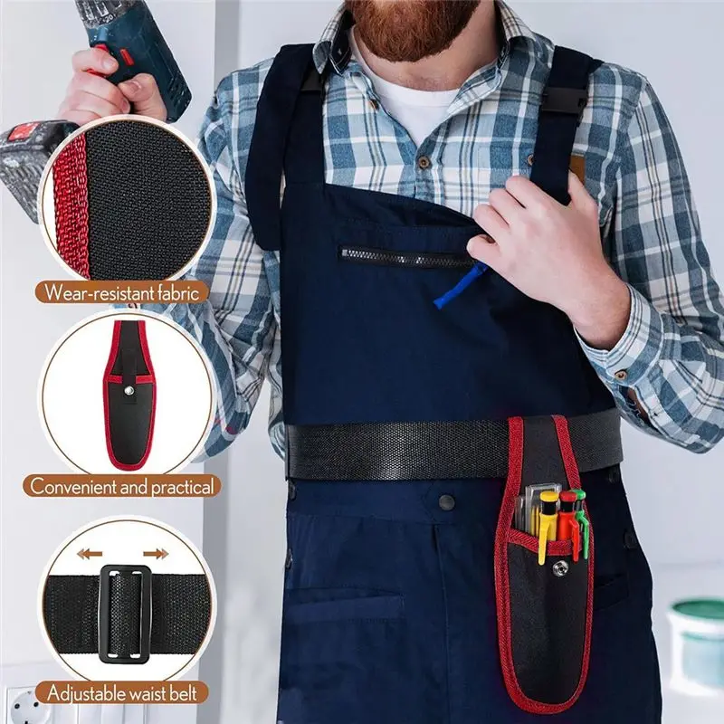 Ingenious-3 Pcs Mechanical Carpenter Pencils With Tool Pouch, Construction Pencils With 36 Refills, Deep Hole Marker Pencil