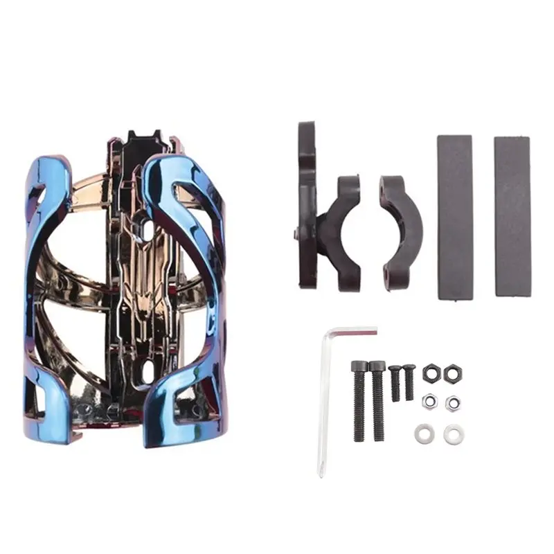 

Универсальный держатель для бутылок с напитками, чашек и кувшинов для мотоциклов, квадроциклов и велосипедов, синий титановый цвет