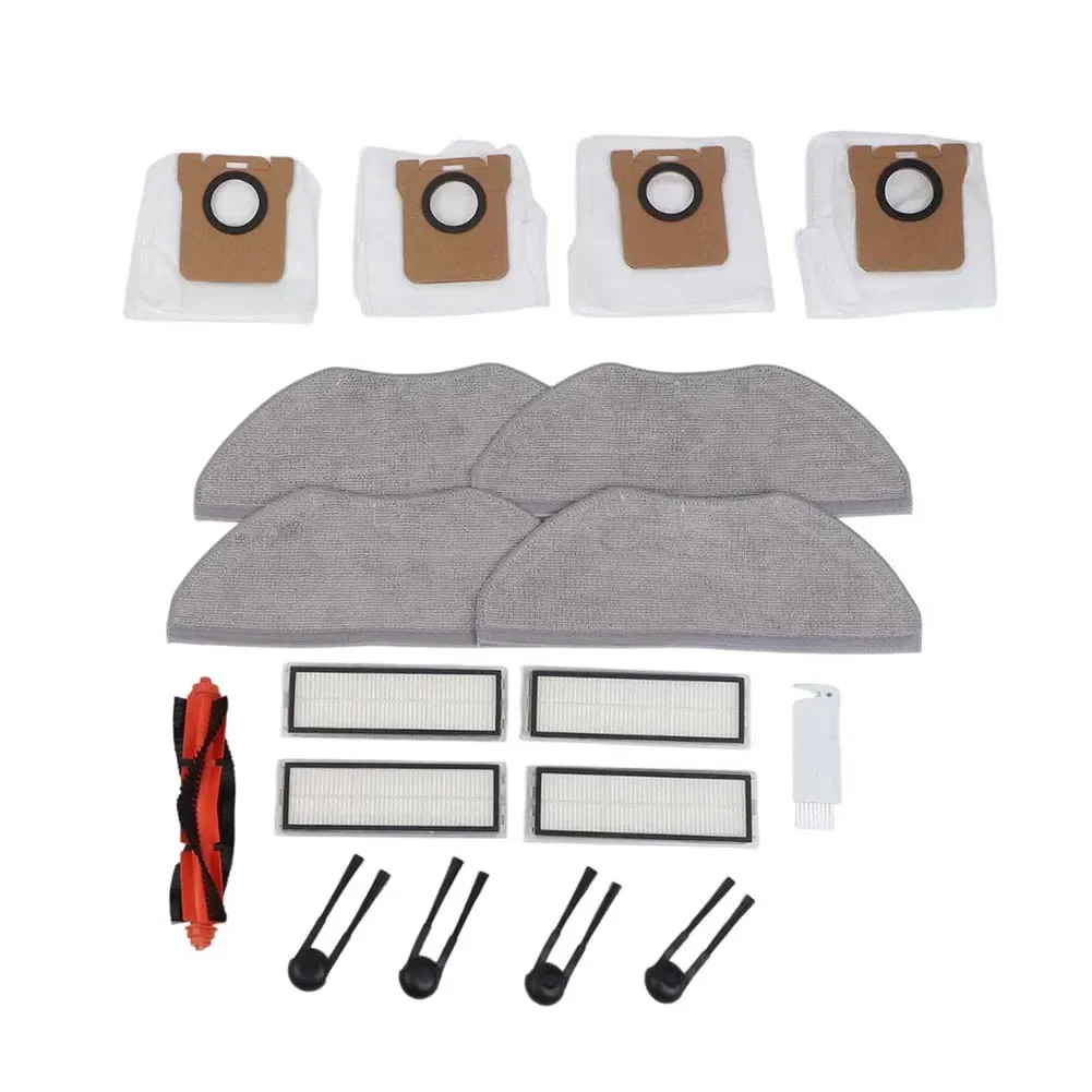 

Replacement Accessories Kit Compatible With For Xiaomi Robot Vacuum H40 OV51 Main Brush/ Side Brush/ Mop Pads/ Bags Consumables
