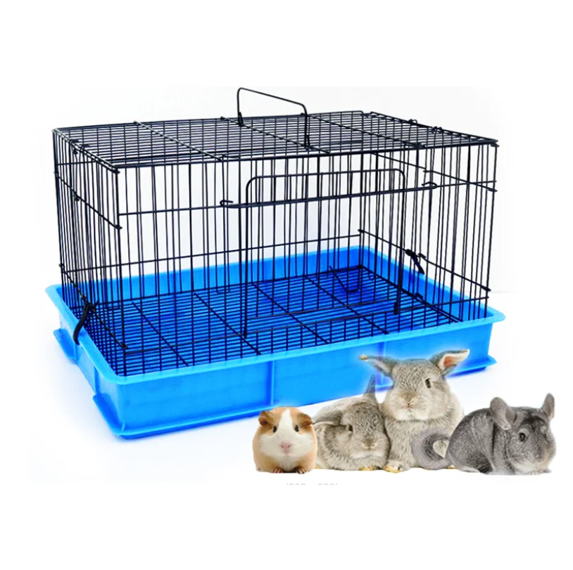 Factory Direct Sales Rectangular Metal Wire Rabbit Cage