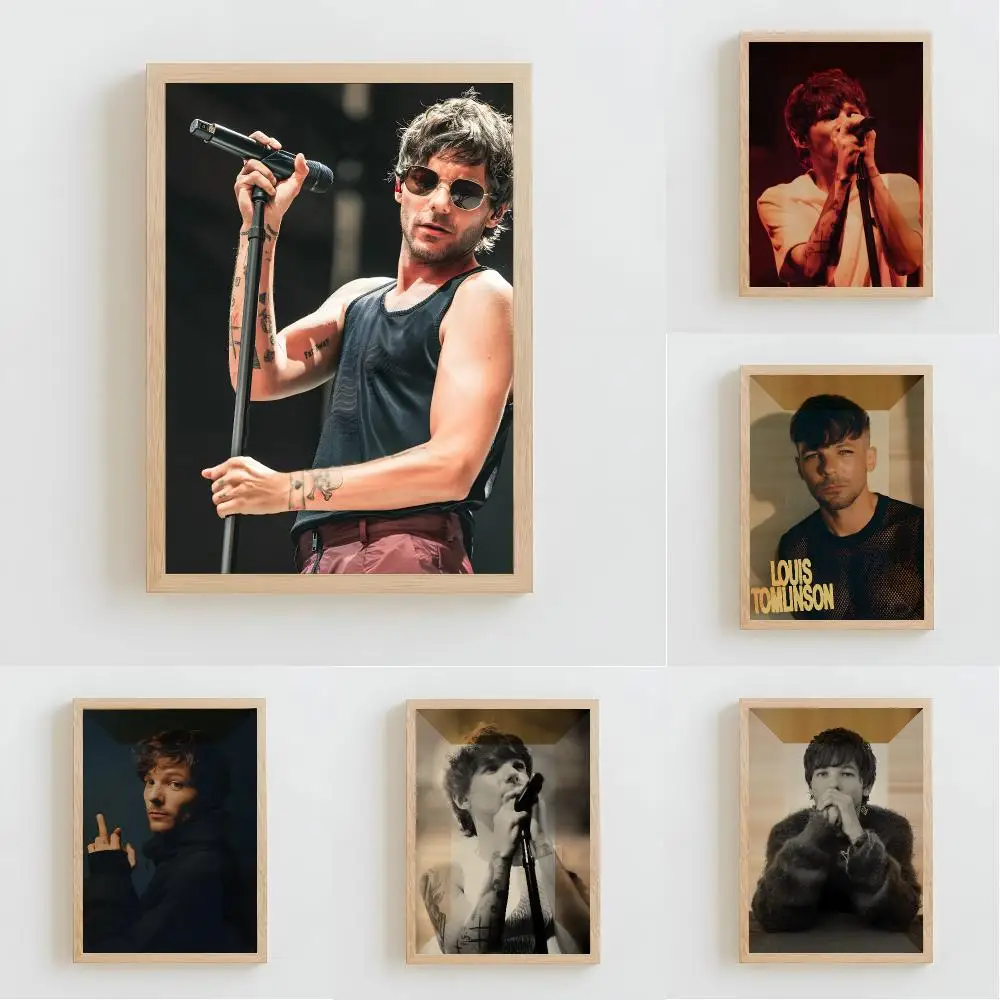 L-Louis Tomlinson Singer Poster High-Quality And Affordable Wall Stickers For Dormitory And Living Room Decoration