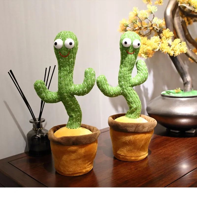 New dancing cactus plush electric toy can sing and repeat imitation learning to talk dancing cactus image 6