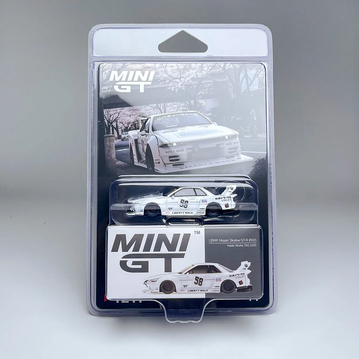In stock 1: 64 new item #1217 GTR32 LBWK Kaido Works TAS2025 alloy die-cast static car model, limited edition, gift,