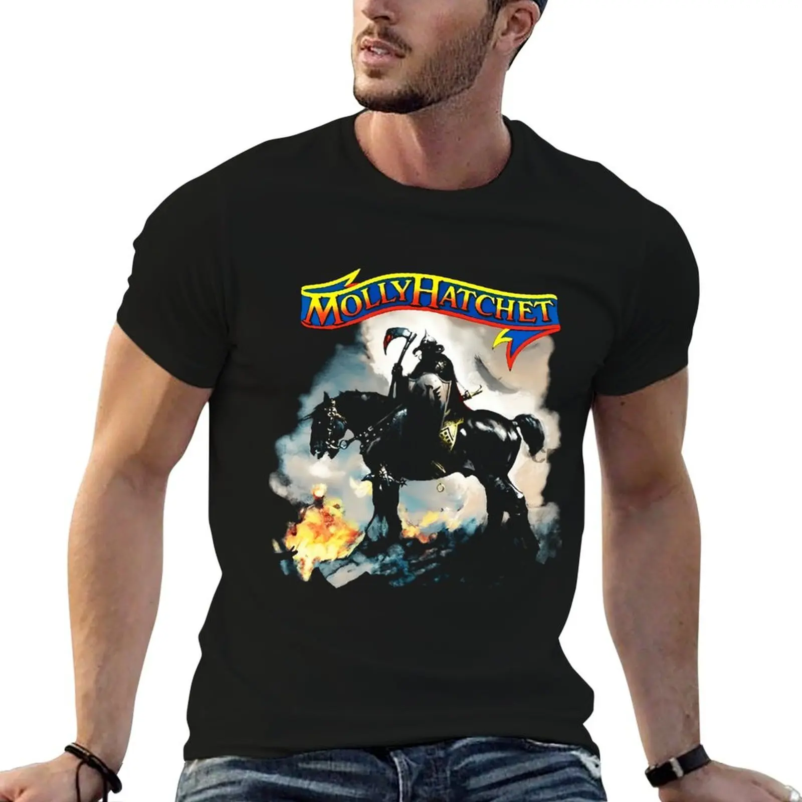 Molly Hatchet T-Shirt Casual Loose Fit Short Sleeve T-Shirt