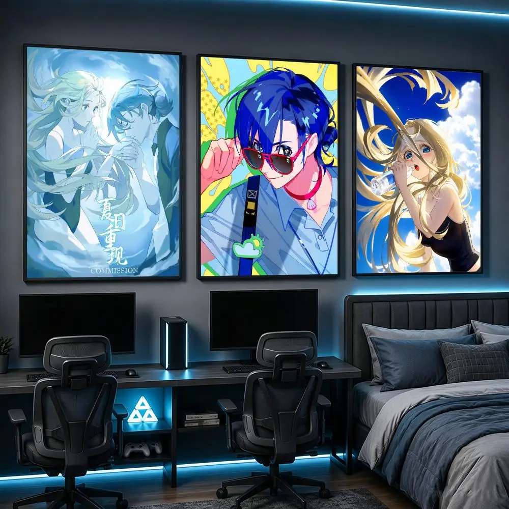 anime Summer Time Rendering Poster HD Poster Anime Aesthetic Wall Art For Game Anime Lovers Bedroom Gaming Room Decor Ideal Gift