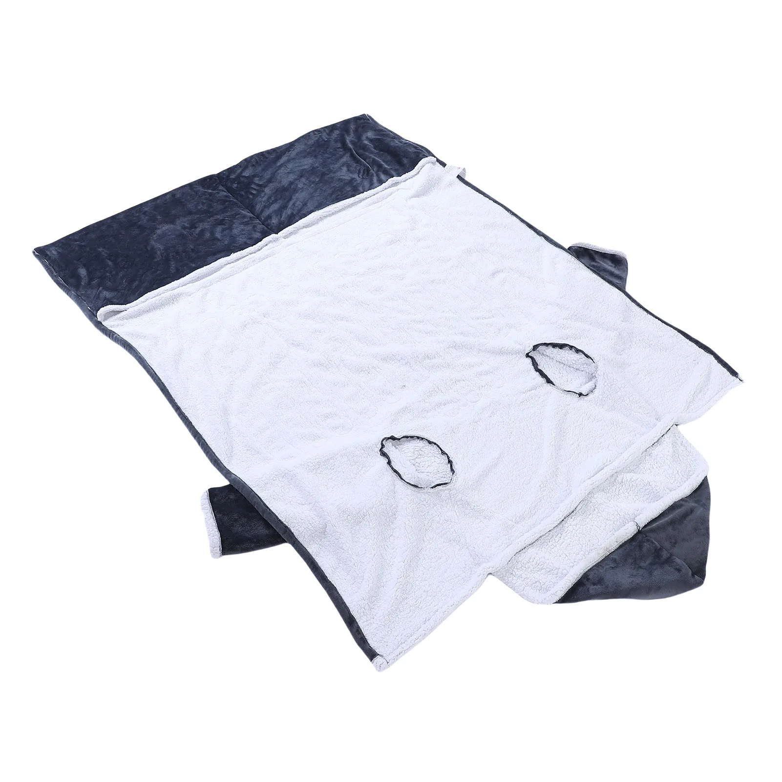 Heated Blanket with Sleeves Hood and Foot Pocket Flannel 10 Heating Level Electric Wearable Blanket with 3 Time Setting 50x70in view 5