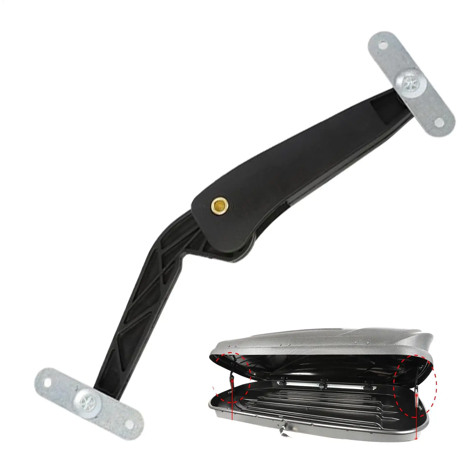 Roof Box Support Arm Vehicle Luggage Support Arms Noise Reduction Luggage Rack Load-bearing For Rooftop Cargo Carrier