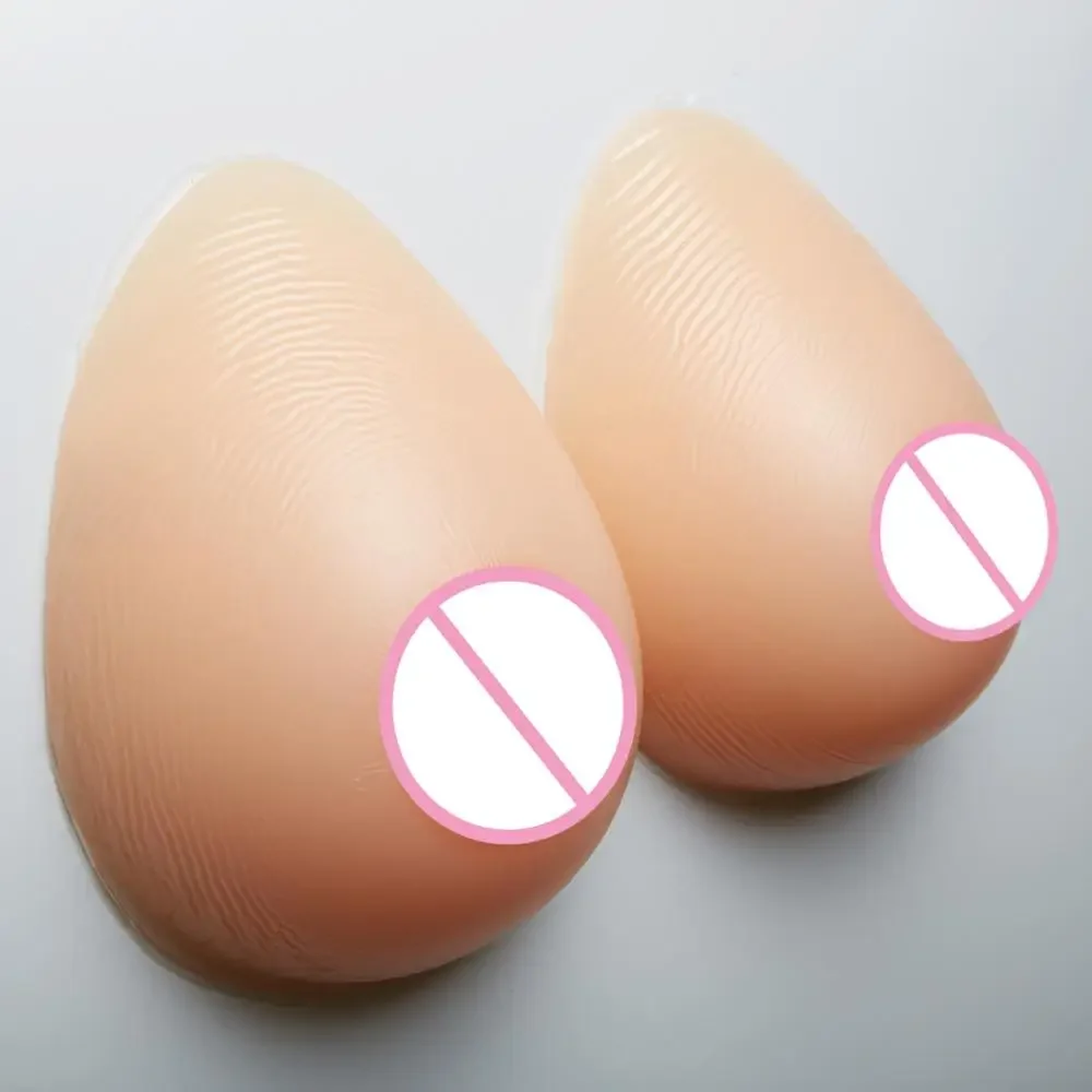 

Natural Look tear drop Silicone Breast Forms - Transform - Pair 1000g 800g 500g A B C D cup for CD TS drop shipping