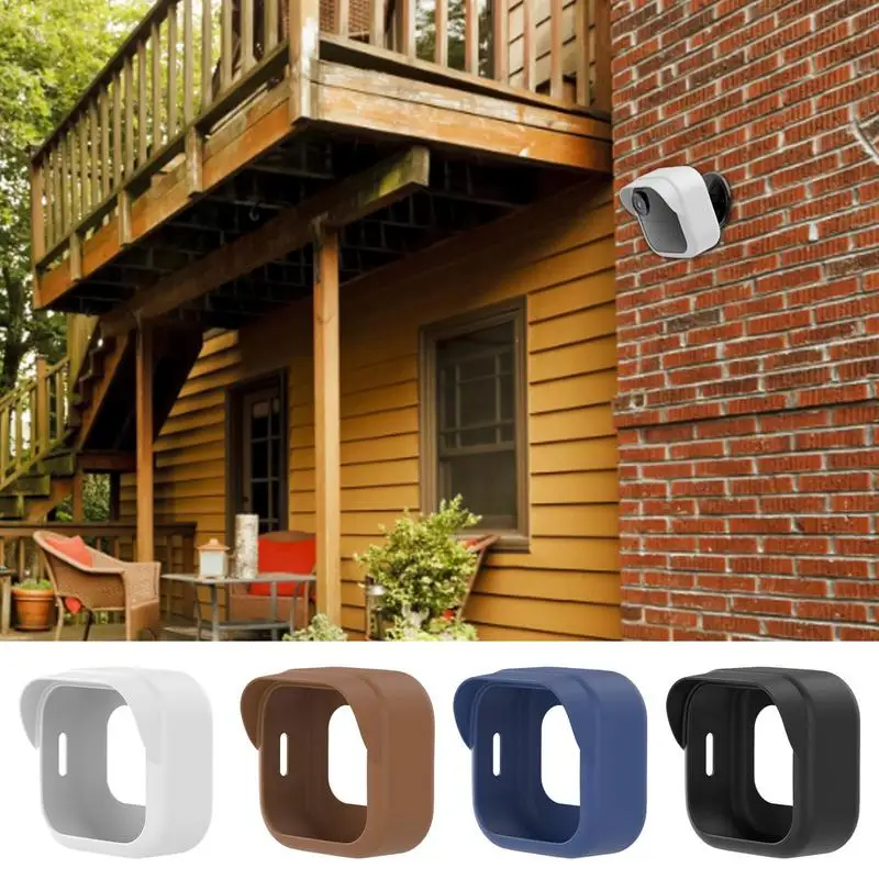 

For Blinks Outdoor Camera Cover Protective Silicone Case Dustproof UV Light-Resistant Weatherproof Cover Soft For Blinks Outdoor