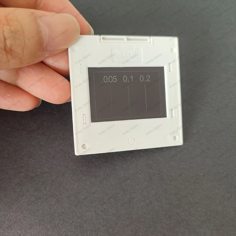 5PCS 50X50mm Single Double Triple Slit Hole Grid Interference Experimental Instrument Diffraction Grating Physics Experimental