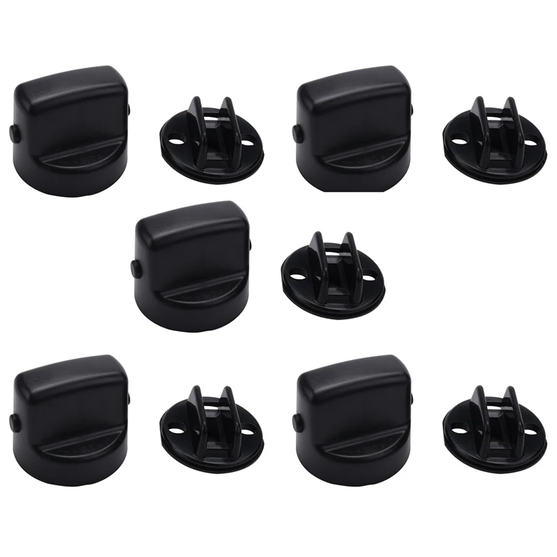 

5X Ignition Start Switch Knob Cap & Insert For Mitsubishi Keyless Lancer Outlander 4408A167 4408A031