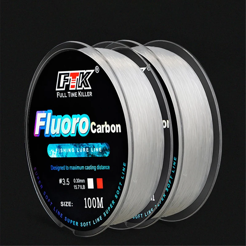 100m Hand Pole Nylon Fishing Line With Abrasion Resistance And Curl Resistance For Saltwate Fresh Water Fishing