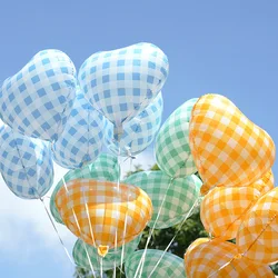 10Pcs 18Inch Stripe Star Foil Helium Balloons Happy Birthday Baby Shower Theme Party Decoration Kids Toys Supplies Air Globos