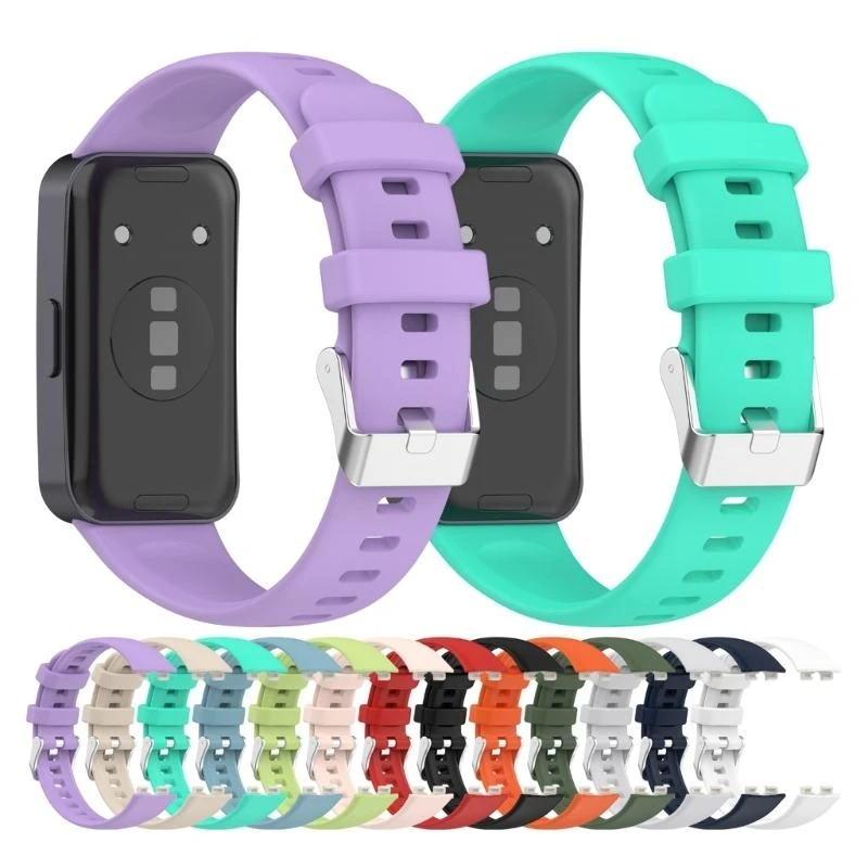 Силиконовый ремешок на запястье для Huawei Band 10 8 9, браслет, умные часы, сменный ремешок, аксессуары для часов