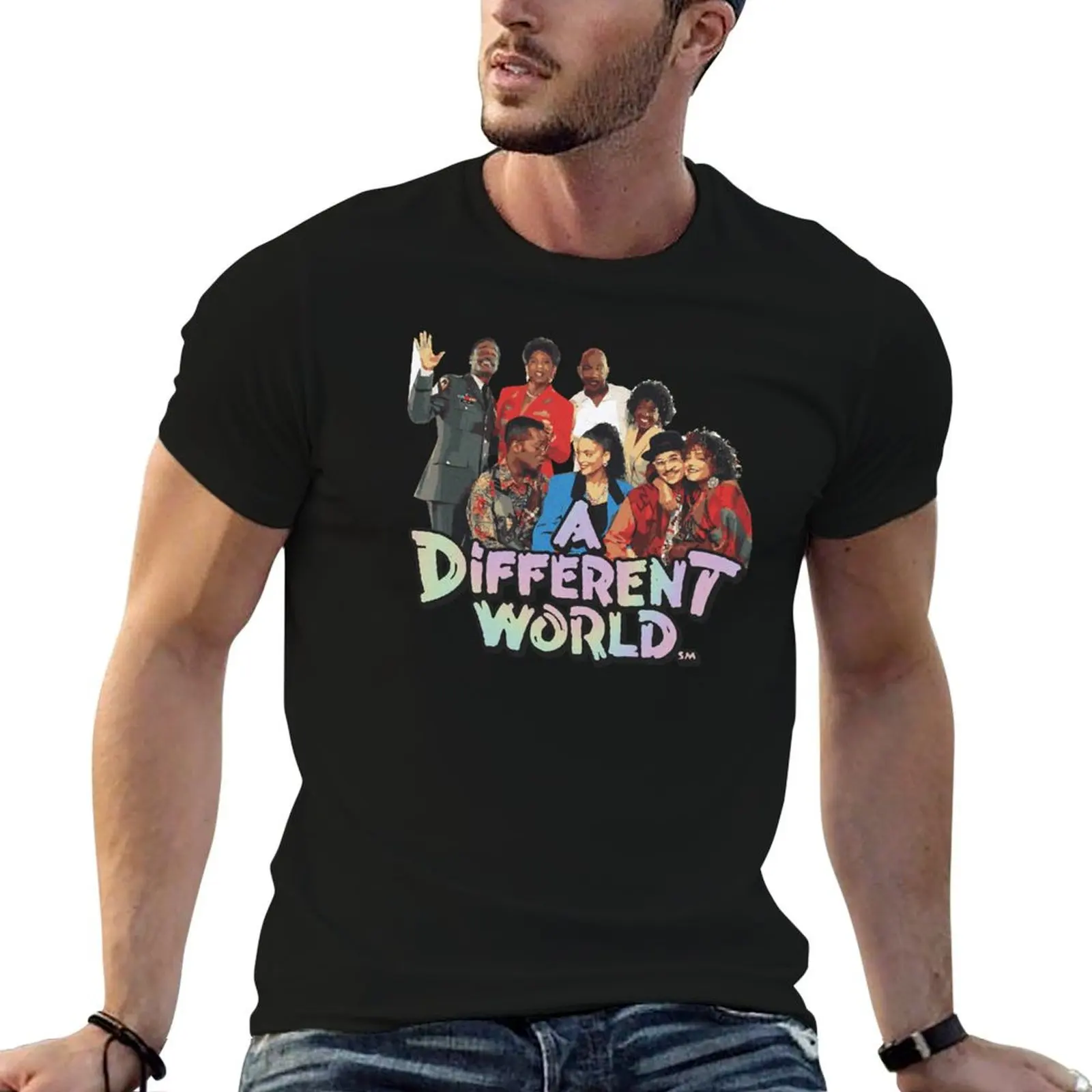 

A different world T-Shirt vintage t shirts baggy shirts Aesthetic clothing anime clothes men workout shirt