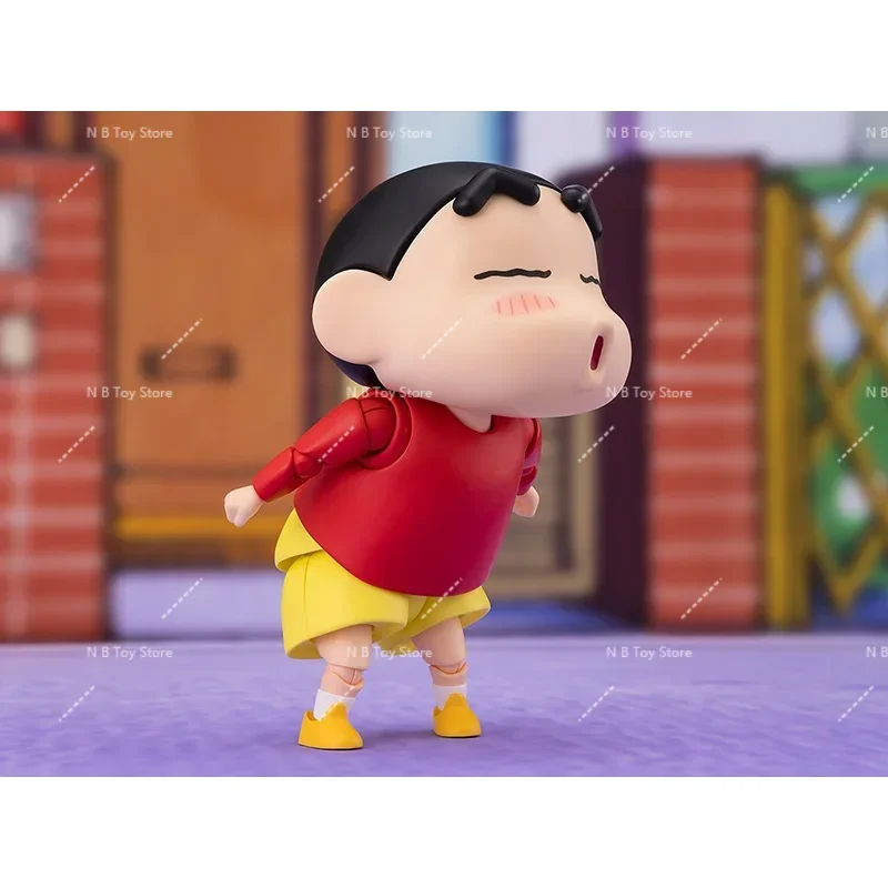 En Stock figurines Bandai originales S.H.Figuarts SHF Shinnosuke Nohara 8.5 CM figurines d'action Anime modèle Collection jouets cadeaux