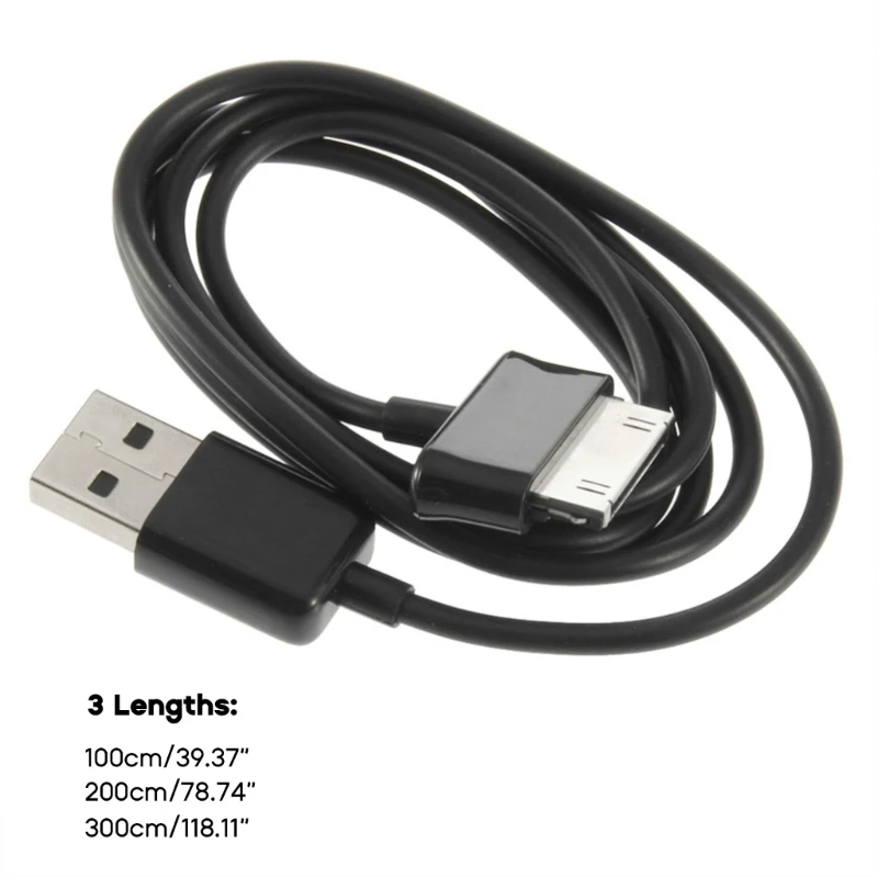 USB Charging Data Cable Charger Cord for Galaxy Tab P3100 P3110 GT-P5100 P5110 P6200 P6800 GT-P7500 P7510 Replacements