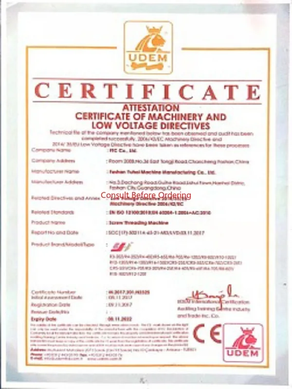 Vite di rotolamento automatica per filettatura ad alta capacità che produce rulli per aste filettate per macchine