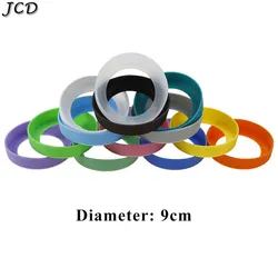 JCD 9cm 미끄럼 방지 물병 슬리브 실리콘 컵 바닥 커버 단열 코스터 슬리브 유리 컵베이스 보호 커버