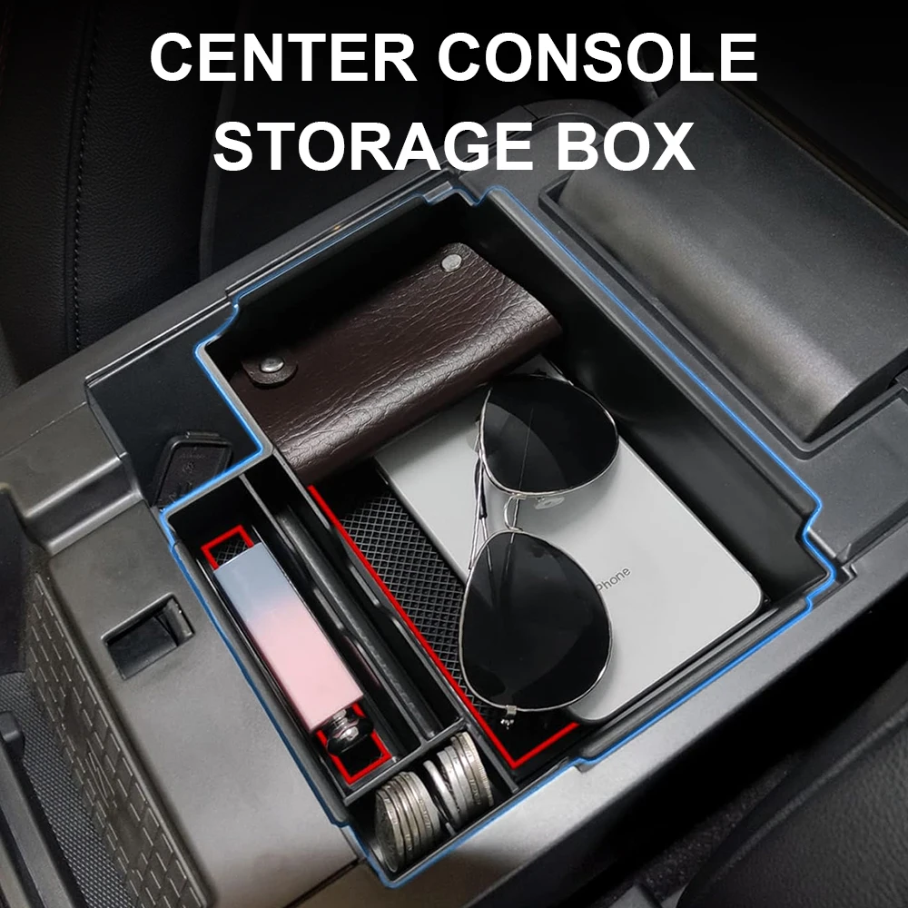 Center Console Organizer Storage Tray For Ford Explorer 2020 2021 2022 2023 2024 Armrest Box ABS Tray Insert Organizer Glove Box
