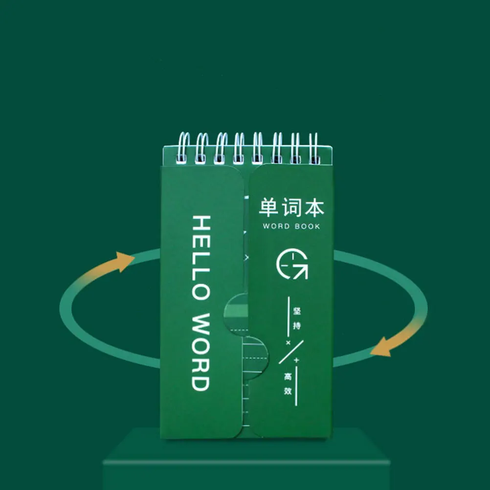 

3pcs Word Notepad Small Spiral Vocabulary Notebook Paper Students Diary Writing Lightweight Portable