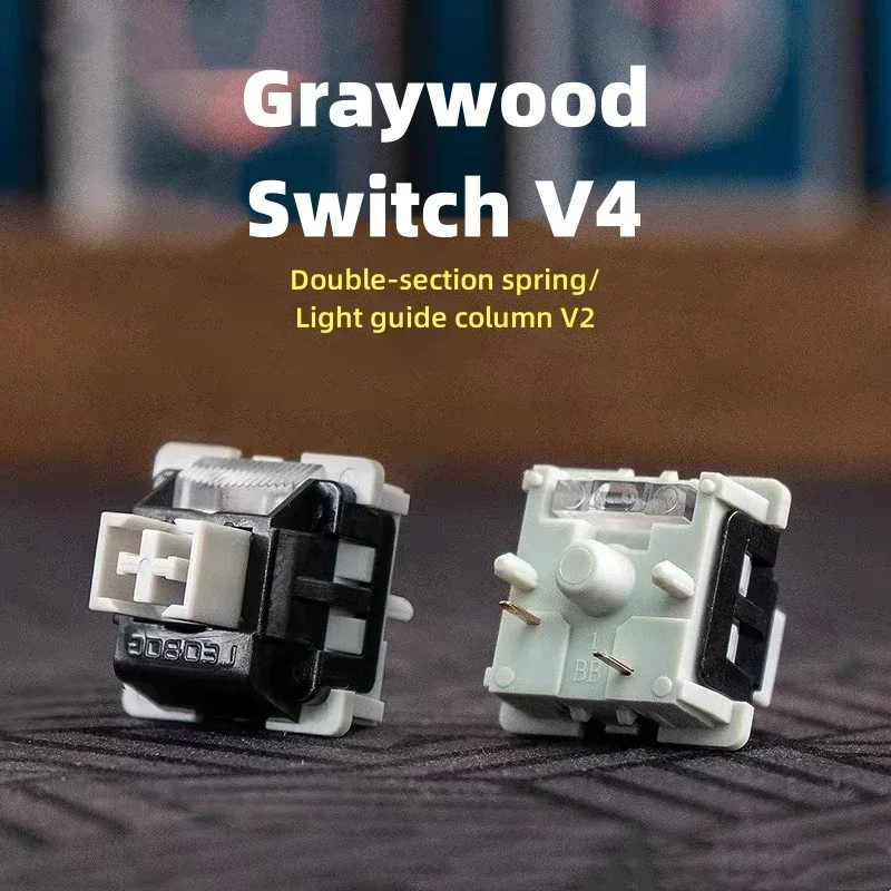 Graywood Switch V4 Mechanical Keyboard Switch Customized DIY Hot-swappable 5-pin Linear Switch