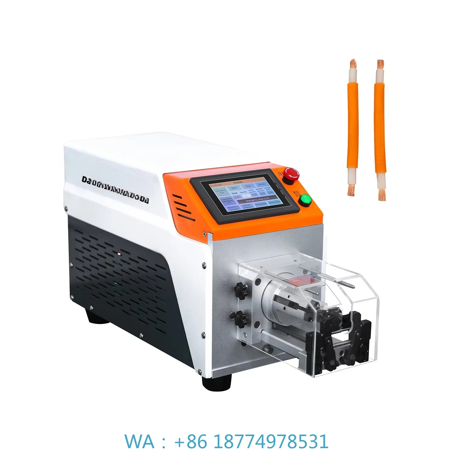 Máquina de decapagem para cabo coaxial de cabo coaxial semiautomático de automação Dagao